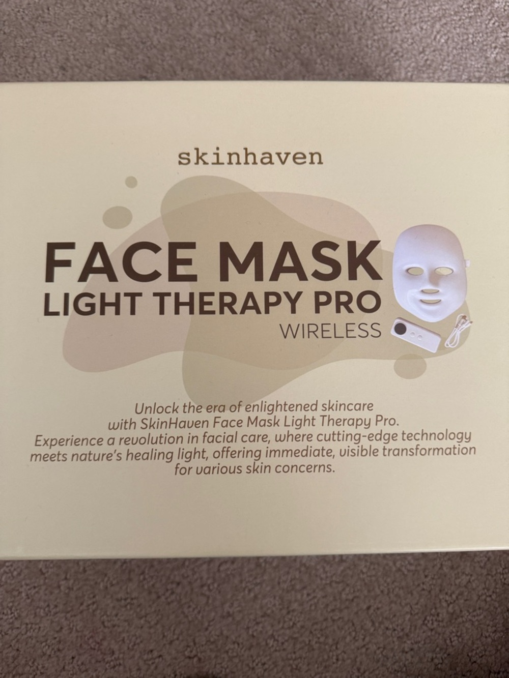 Skinhaven LED Light Therapy Face Mask - White Gen 2 brand new - Picture 5 of 5